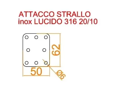 [CA-AS] Stay Bracket "U" - Campo